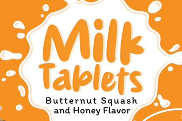 Milk Tablets Butternut Squash and Honey Flavor